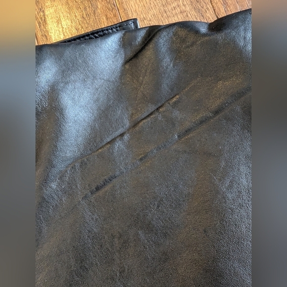 Vintage 1980's Heavy Genuine Leather Motorcycle Jacket, Size 46  L/XL - Picture 16 of 17